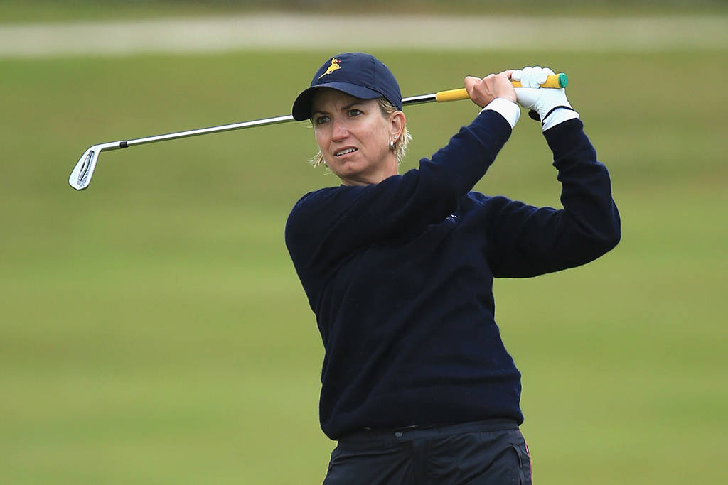 Karrie Webb at the AIG Women's Open in 2013